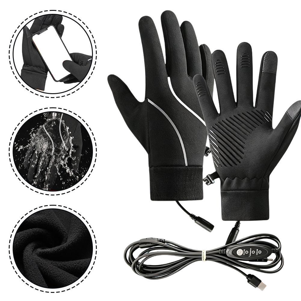 Riding Gear - Şarj Edilebilir, Isıtmalı Eldivenler: Kışlık, Polar