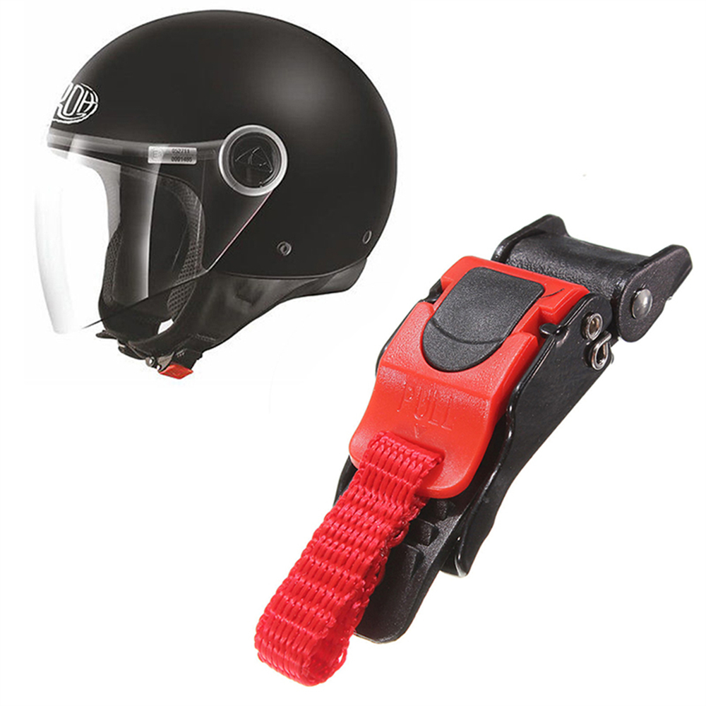 Quick Release Buckle Motorcycle Helmet - Motosiklet motorsiklet kask çene kayışı hız