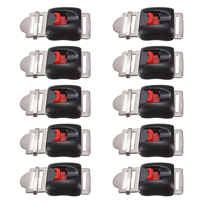 Quick Release Buckle Motorcycle Helmet - Güçlü 10 Adet Evrensel Motosiklet Kaskları