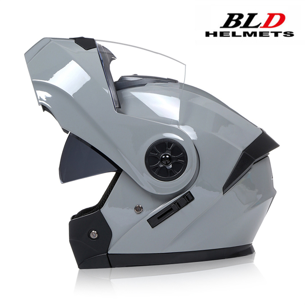 Modular Flip Up Motorcycle Helmet Dot Approved - Modüler Çift Lensli Motosiklet Kaskı Son