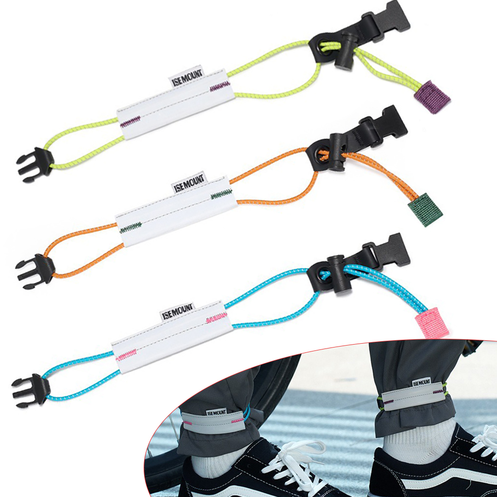 Riding Gear - Yansıtıcı bisiklet pantolon askısı ayarlanabilir bisiklet