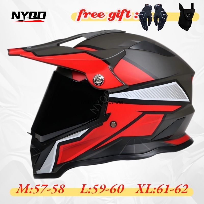 Modular Flip Up Motorcycle Helmet Dot Approved - Motosiklet Kaskı Çift Vizörlü Modüler Kalkar