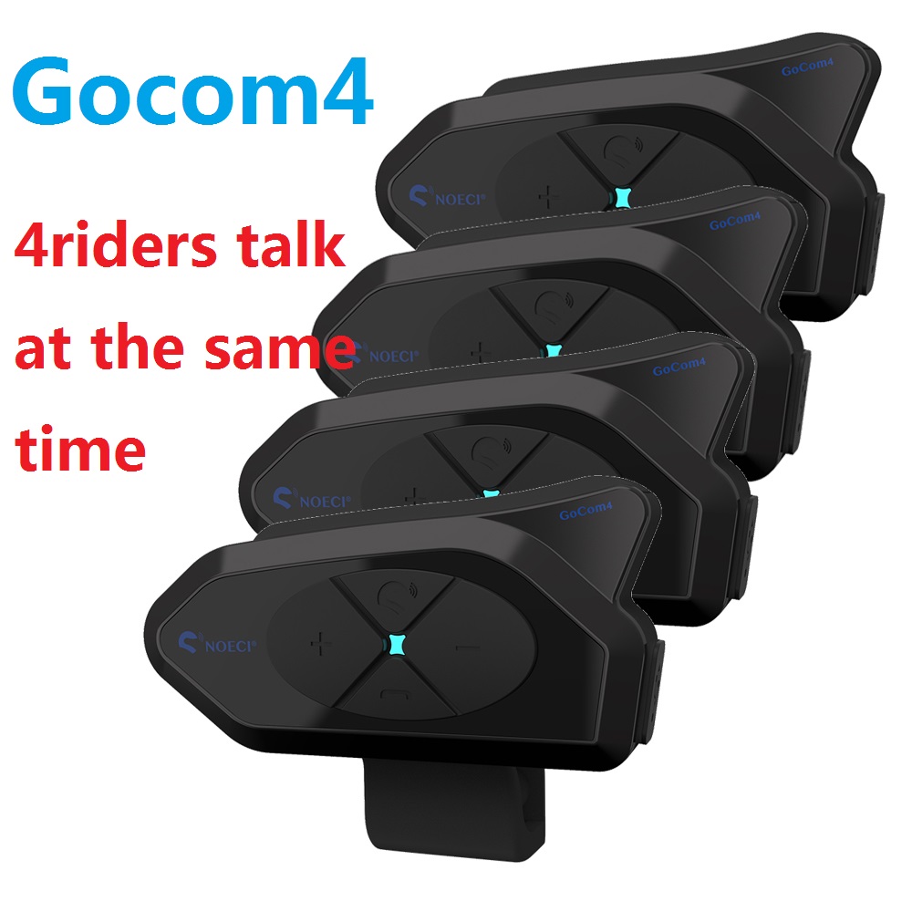 Universal Motorcycle Helmet Intercom Headset - GOCOM4 motosiklet Bluetooth interkom kask Communicator