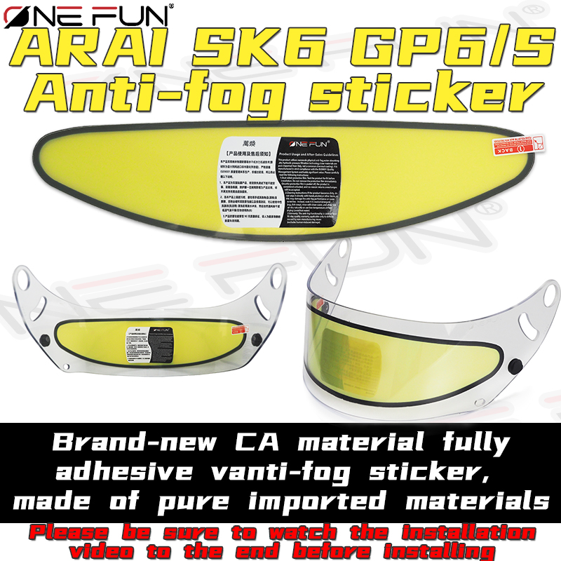 Motorcycle Helmet Anti Fog Pinlock Shield - SK6/GP6S/GP/GP6RC PRO Rv go-kart kaskı için
