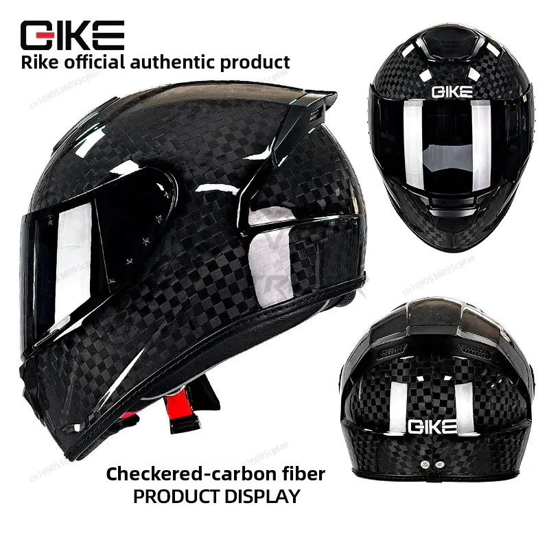 Carbon Fiber Lightweight Motorcycle Helmet - QIKE Karbon Fiber Motosiklet Kaskı Kişilik