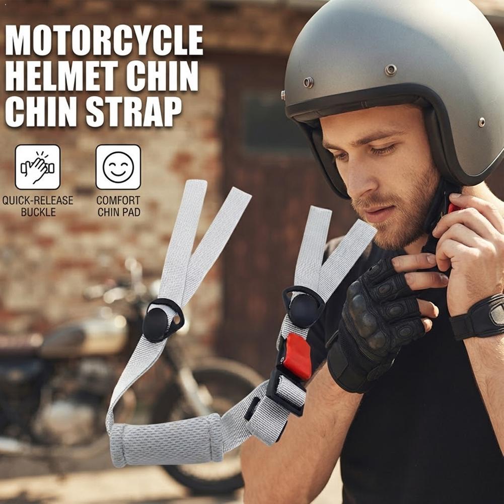 Quick Release Buckle Motorcycle Helmet - Evrensel Motosiklet Kaskı Çene Kayışı Hızlı