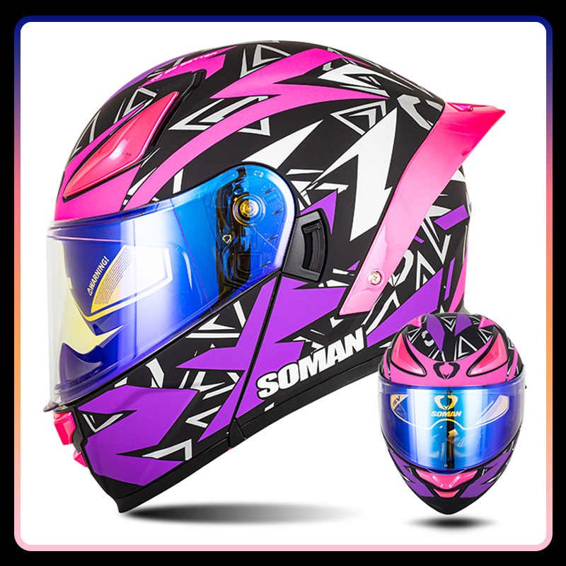 DOT Onaylı Tam Yüz Motosiklet  - Modular Flip Up Motorcycle Helmet Dot Approved incelemesi ve fiyatı