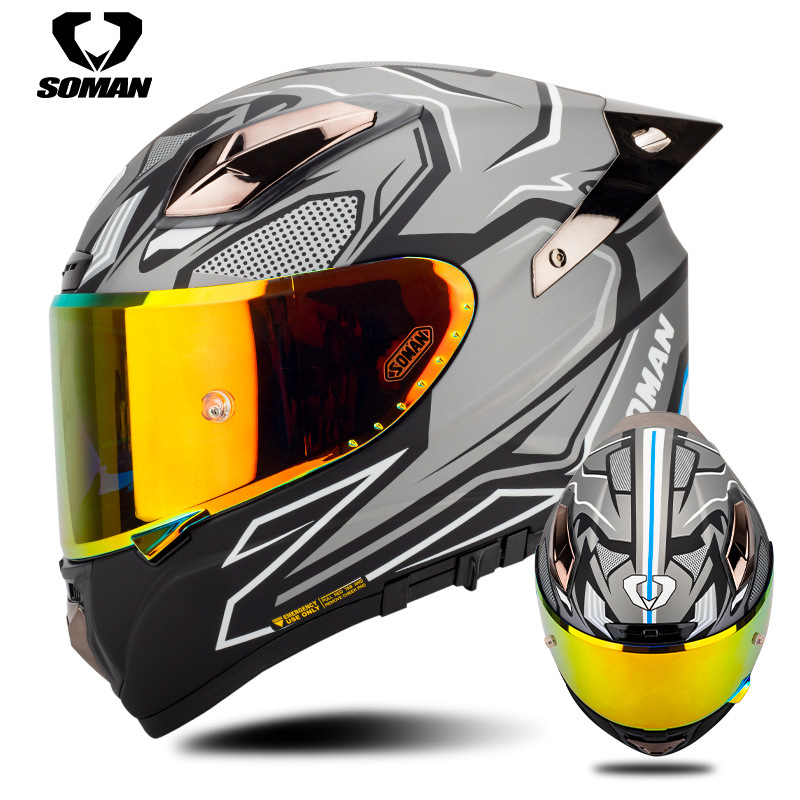 Soman Motosiklet Kaskı Karbon  - Carbon Fiber Lightweight Motorcycle Helmet incelemesi ve fiyatı