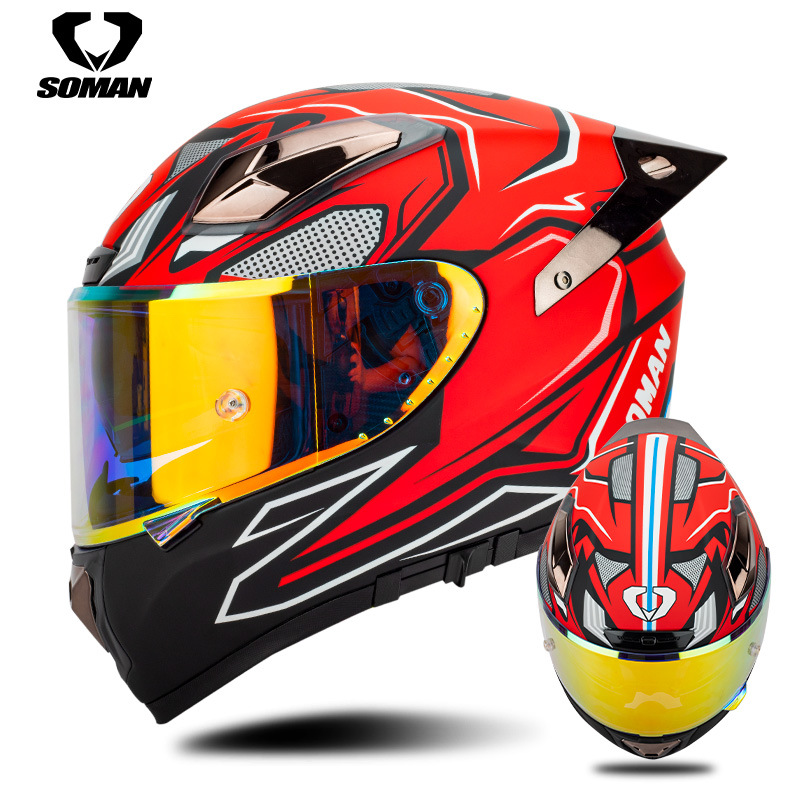 Soman Motosiklet Kaskı Karbon  - Carbon Fiber Lightweight Motorcycle Helmet incelemesi ve fiyatı