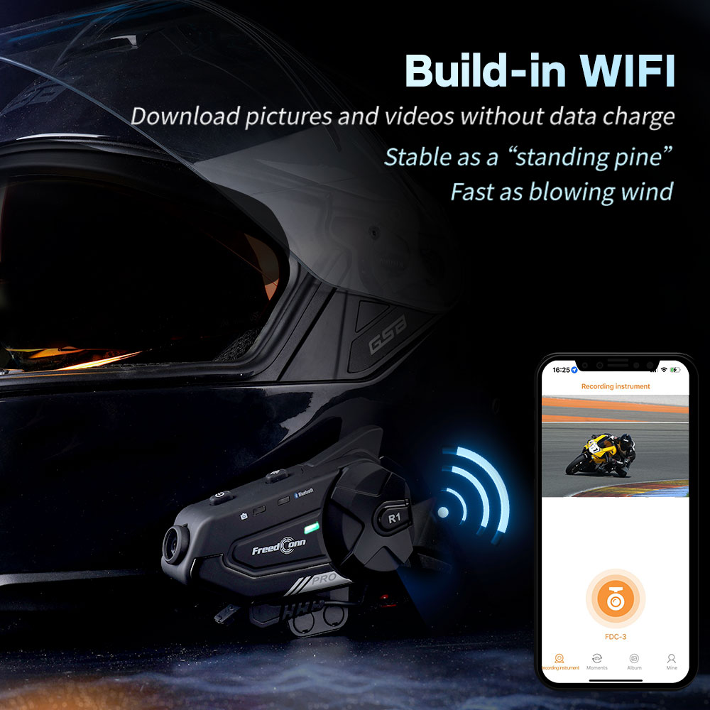 Freedconn Motosiklet İnterkomu - Universal Motorcycle Helmet Intercom Headset incelemesi ve fiyatı