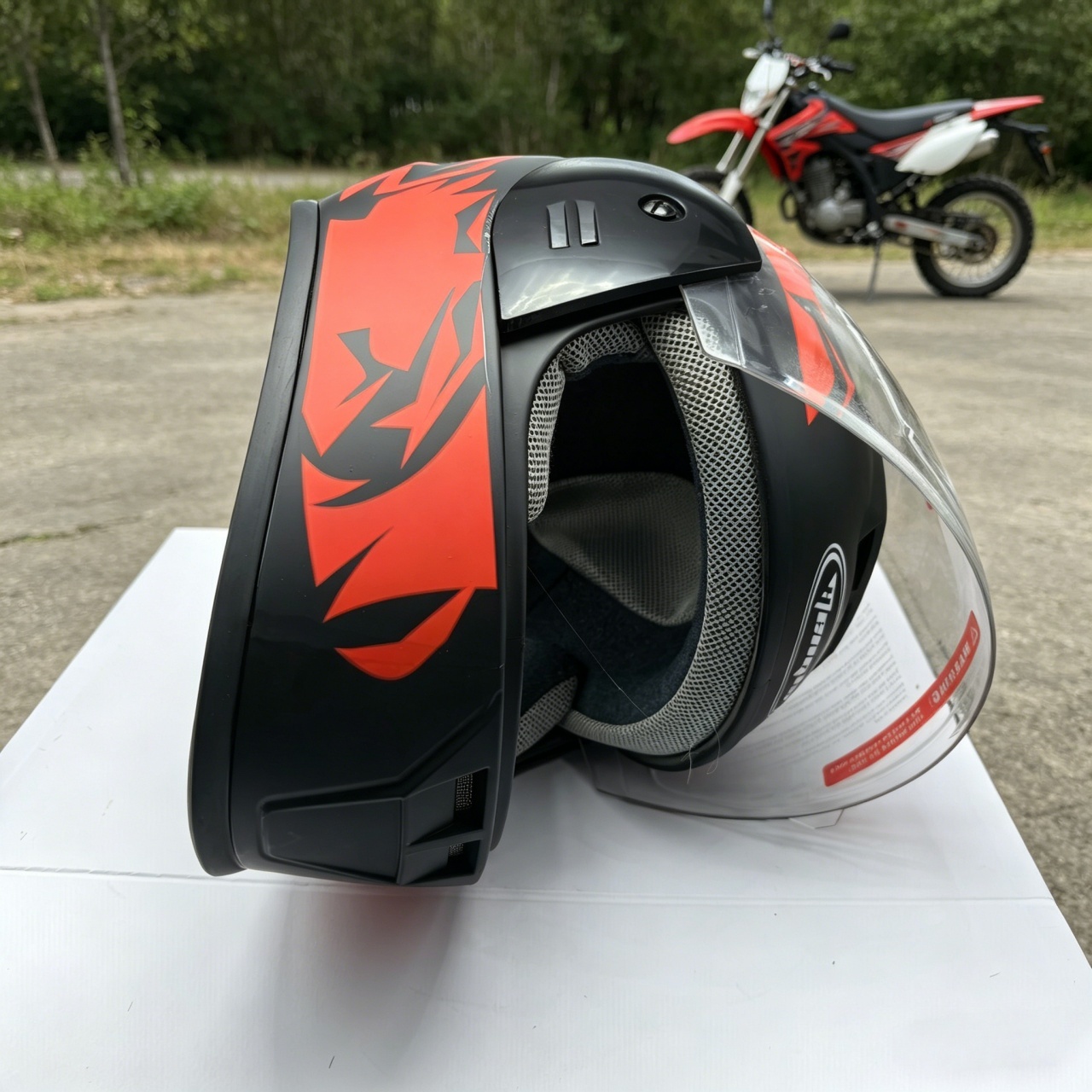 Tam Yüz Motosiklet Kaskı Çift  - Dual Visor Motorcycle Racing Helmet incelemesi ve fiyatı