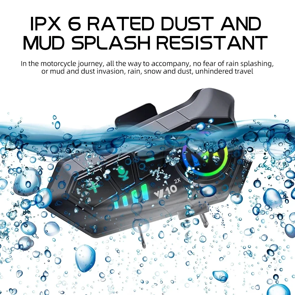 V10 2X Bluetooth Motosiklet Ka - Universal Motorcycle Helmet Intercom Headset incelemesi ve fiyatı
