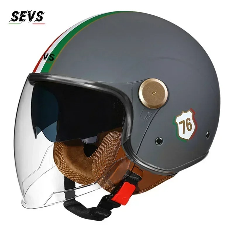 DOT Sertifikalı Açık Yüz 3/4 M - Vintage Open Face Retro Helmet incelemesi ve fiyatı