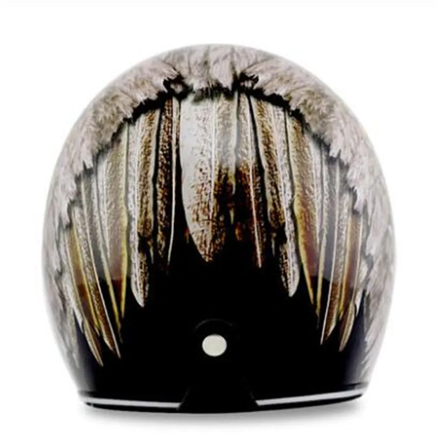 Siyah Vintage motosiklet kask  - Vintage Open Face Retro Helmet incelemesi ve fiyatı