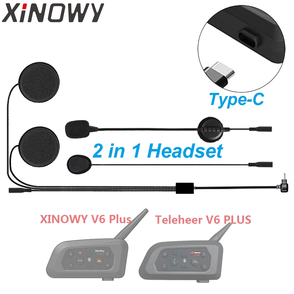 Type-C Kulaklık Hoparlör Akses - Universal Motorcycle Helmet Intercom Headset incelemesi ve fiyatı