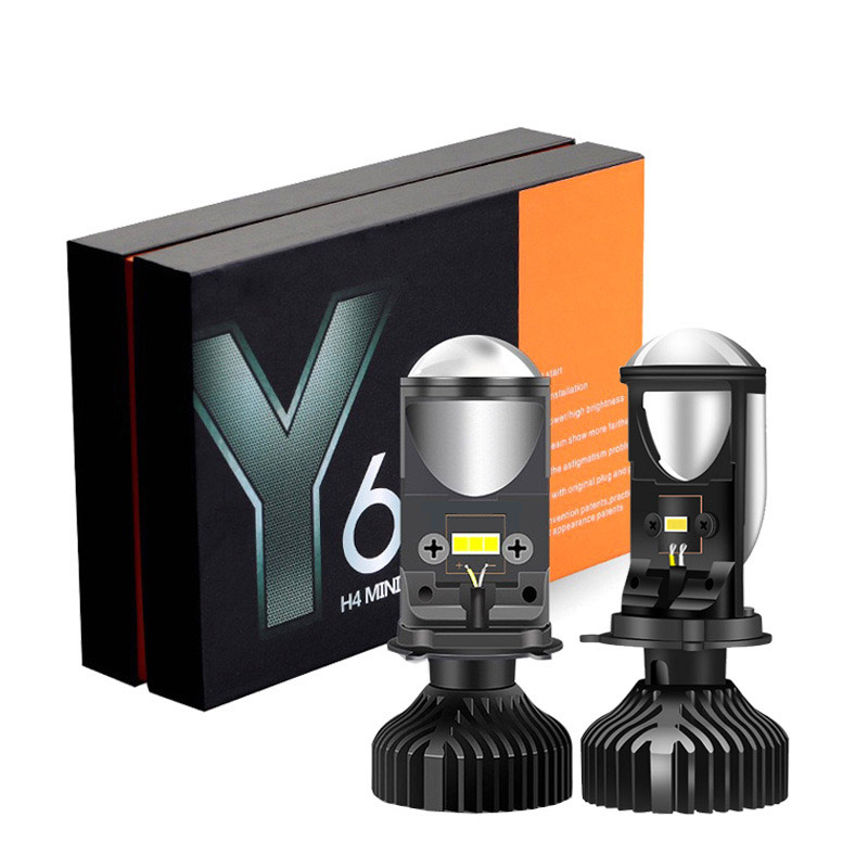 Y6D Lens H4 LED Far 8000LM 650 - Universal Motorcycle Led Headlight Projector incelemesi ve fiyatı