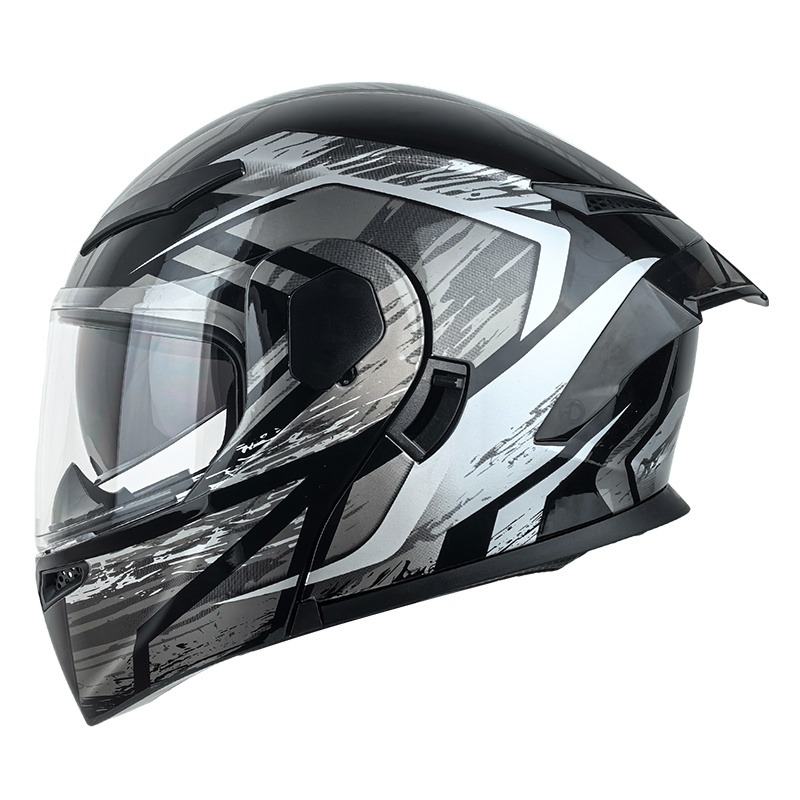 Çift Vizörlü Modüler Kalkar Vi - Modular Flip Up Motorcycle Helmet Dot Approved incelemesi ve fiyatı