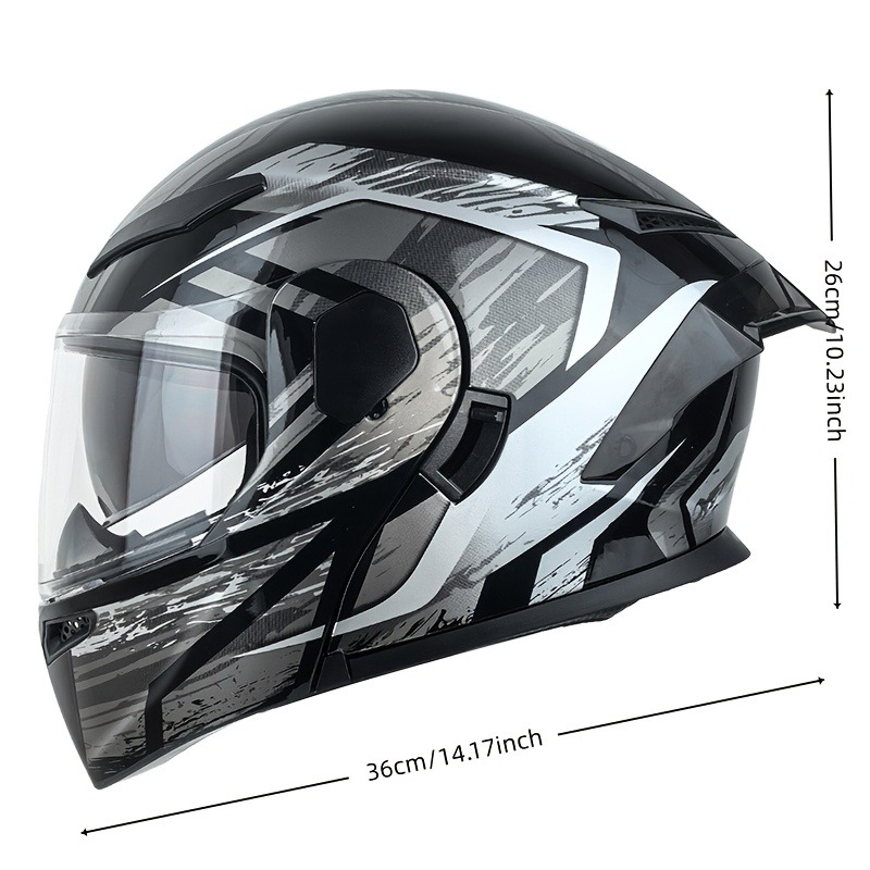 Çift Vizörlü Modüler Kalkar Vi - Modular Flip Up Motorcycle Helmet Dot Approved incelemesi ve fiyatı