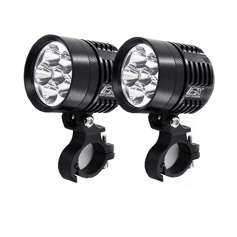 2 adet evrensel L6X far LED mo - Universal Motorcycle Led Headlight Projector incelemesi ve fiyatı