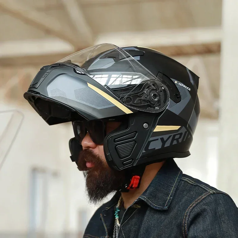 Modüler Kalkar Vizörlü Tam Yüz - Modular Flip Up Motorcycle Helmet Dot Approved incelemesi ve fiyatı