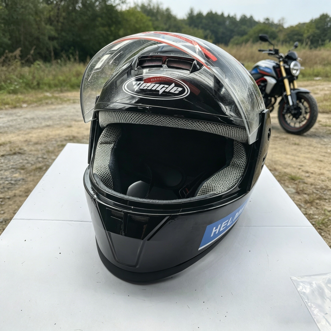 Tam Yüz Motosiklet Kaskı Çift  - Dual Visor Motorcycle Racing Helmet incelemesi ve fiyatı