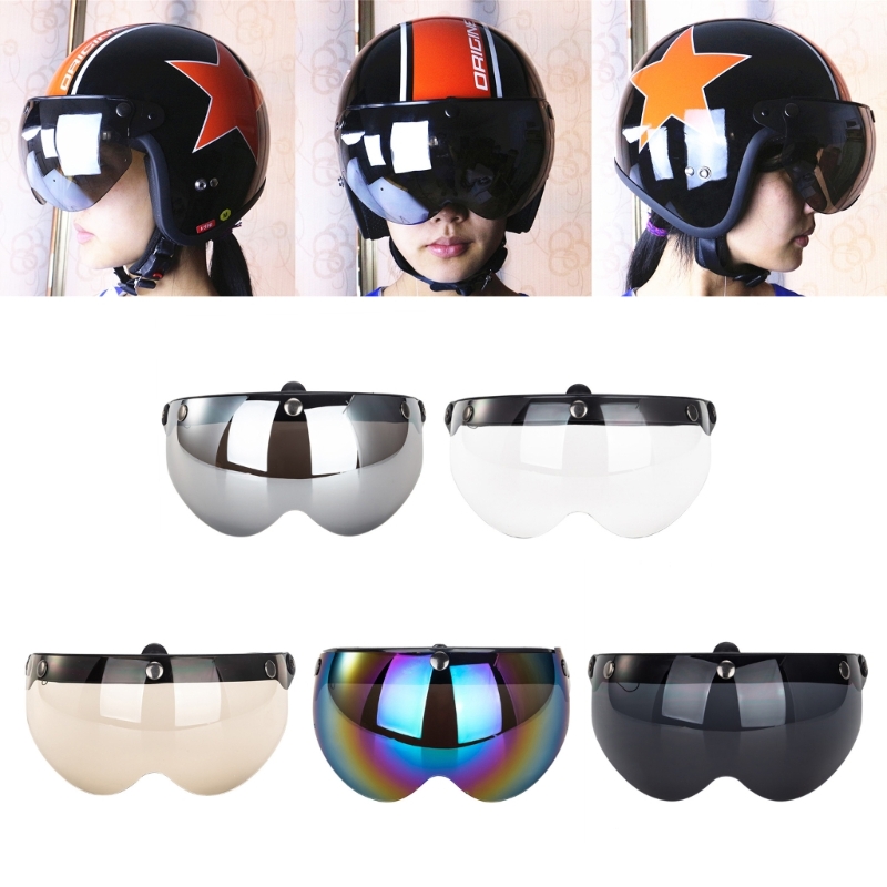 Kabarcık Kask Siperliği Evrens - Vintage Open Face Retro Helmet incelemesi ve fiyatı