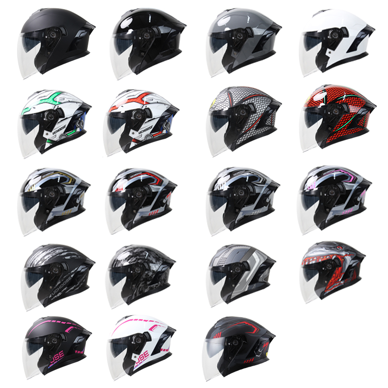715 Motosiklet Çift Vizörlü Aç - Dual Visor Motorcycle Racing Helmet incelemesi ve fiyatı
