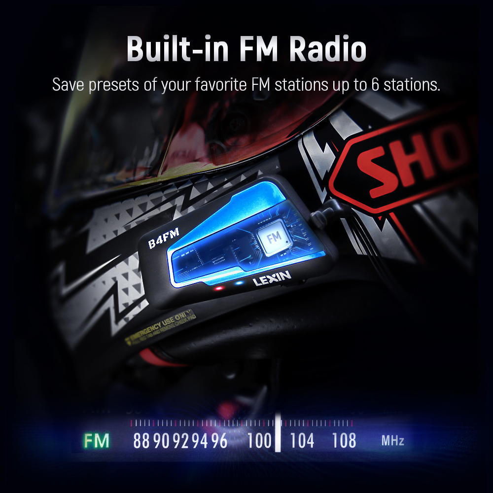 Lexin B4FM-X Bluetooth motosik - Universal Motorcycle Helmet Intercom Headset incelemesi ve fiyatı