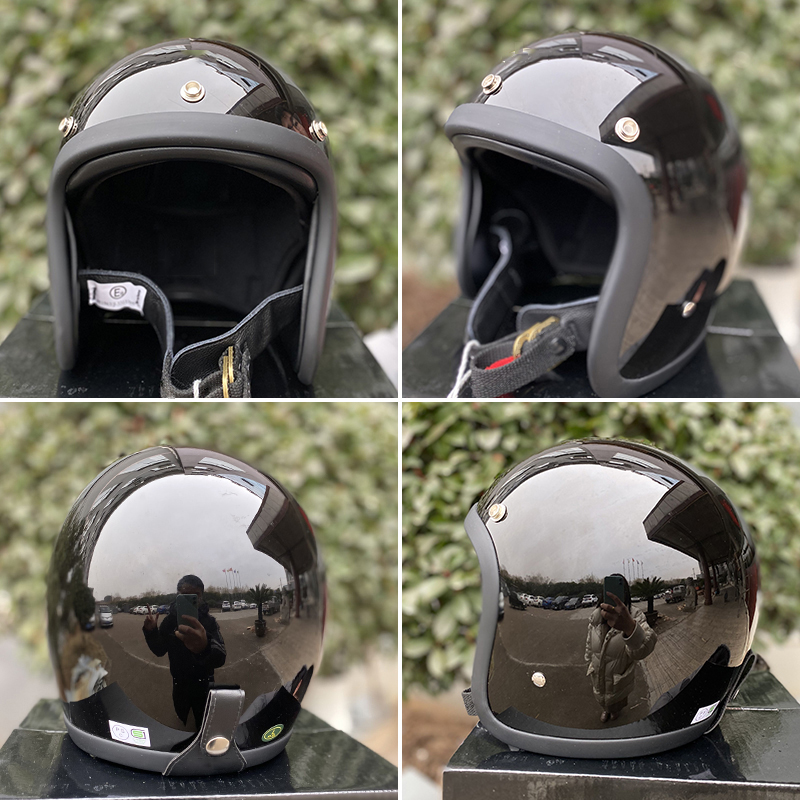 TT&COCASCOS Motosiklet Kaskı J - Vintage Open Face Retro Helmet incelemesi ve fiyatı