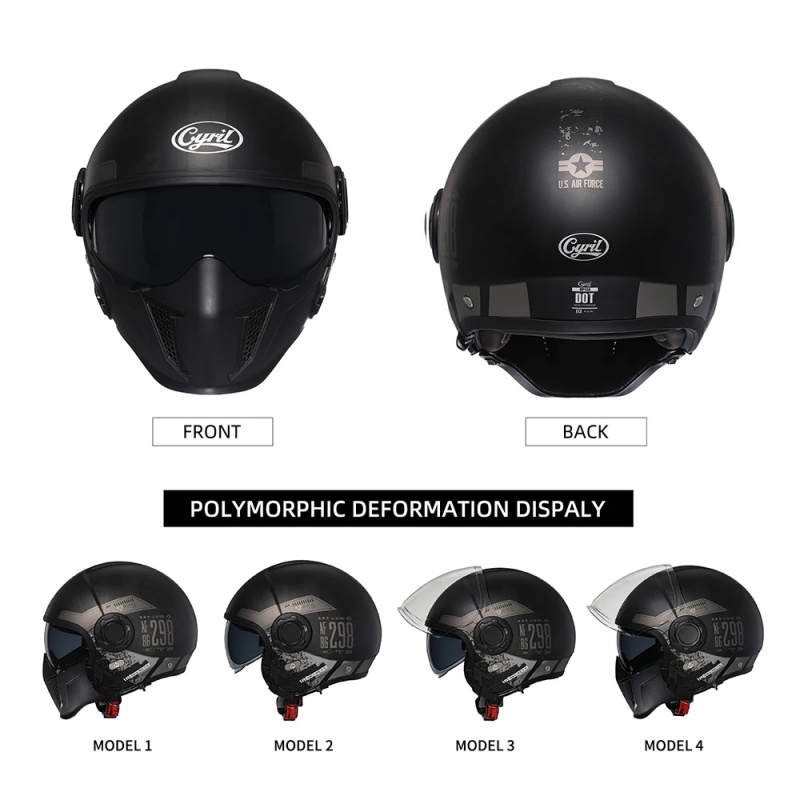 OP12A Modüler Motosiklet Kaskı - Quick Release Buckle Motorcycle Helmet incelemesi ve fiyatı