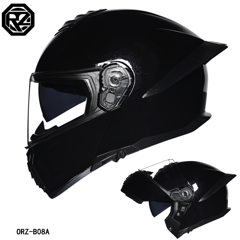 ORZ Motosiklet Kaskı Çift Vizö - Modular Flip Up Motorcycle Helmet Dot Approved incelemesi ve fiyatı