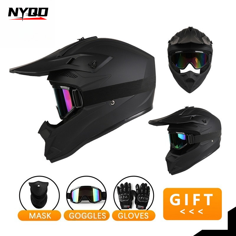 4 Mevsim Nefes Alabilen Tam Yü - Off Road Motocross Helmet Goggles Set incelemesi ve fiyatı