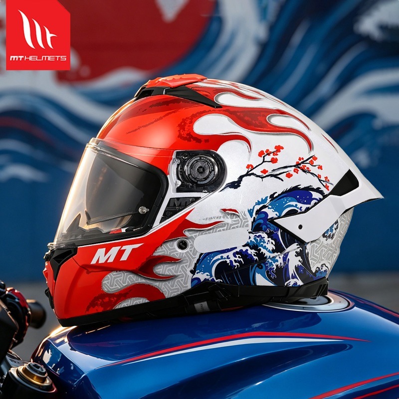 YENİ MT Thunder 4SV Çift Vizör - Dual Visor Motorcycle Racing Helmet incelemesi ve fiyatı