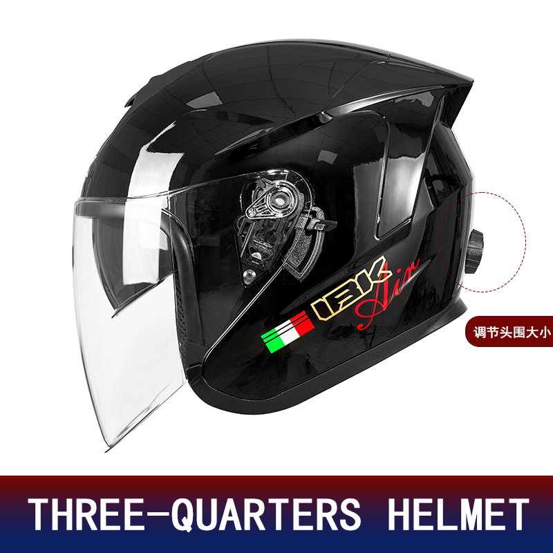 Çift Lensli 3/4 Yarım Yüz Moto - Motorcycle Helmet Inner Sun Visor Lens incelemesi ve fiyatı