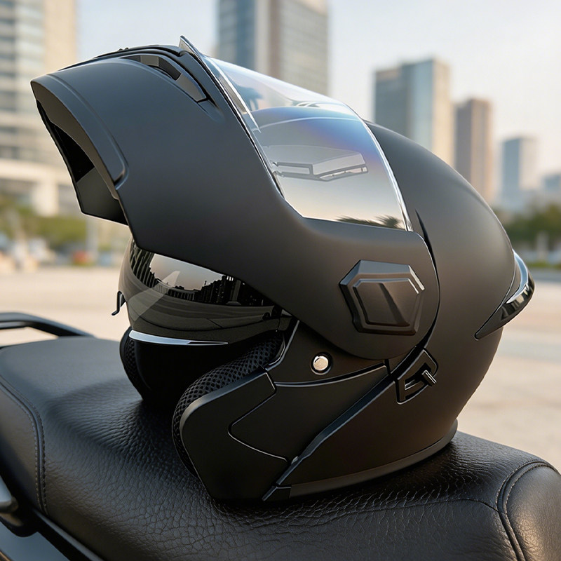Katlanabilir, Modüler Motosikl - Modular Flip Up Motorcycle Helmet Dot Approved incelemesi ve fiyatı