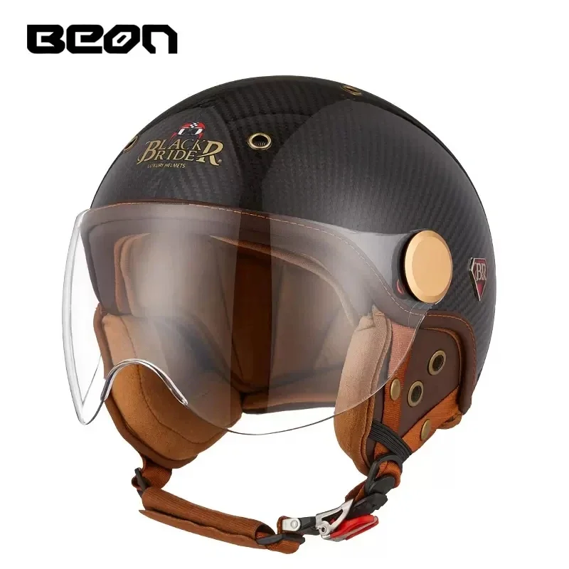 BEON BR13 Retro Açık Yüz Yarım - Vintage Open Face Retro Helmet incelemesi ve fiyatı