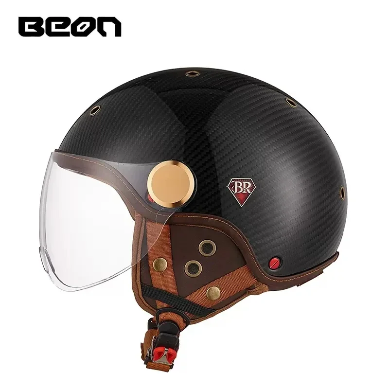 BEON BR13 Retro Açık Yüz Yarım - Vintage Open Face Retro Helmet incelemesi ve fiyatı