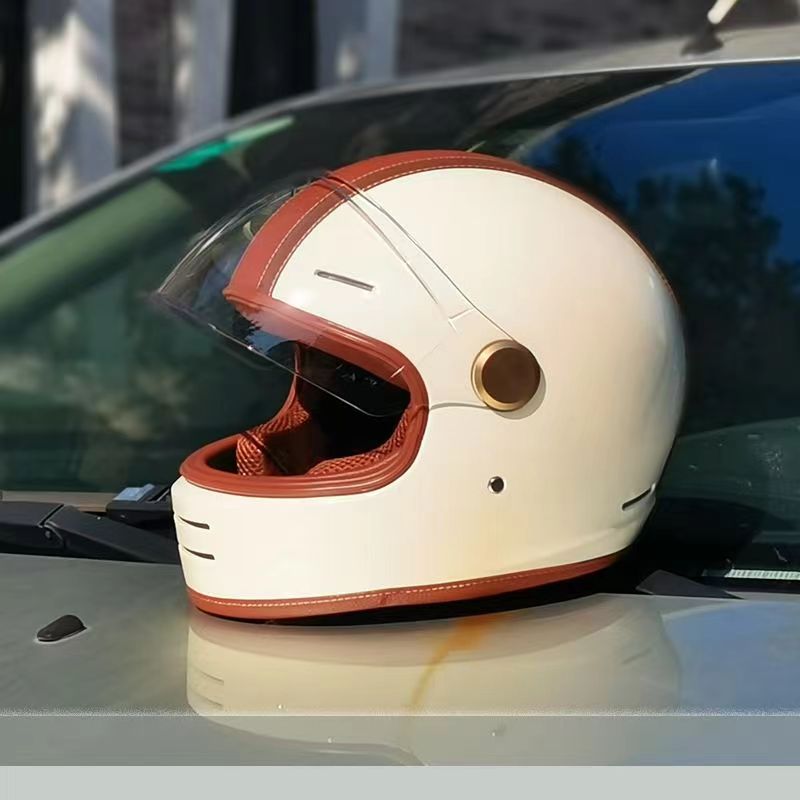 Vintage Casque Motosiklet Kask - Vintage Open Face Retro Helmet incelemesi ve fiyatı