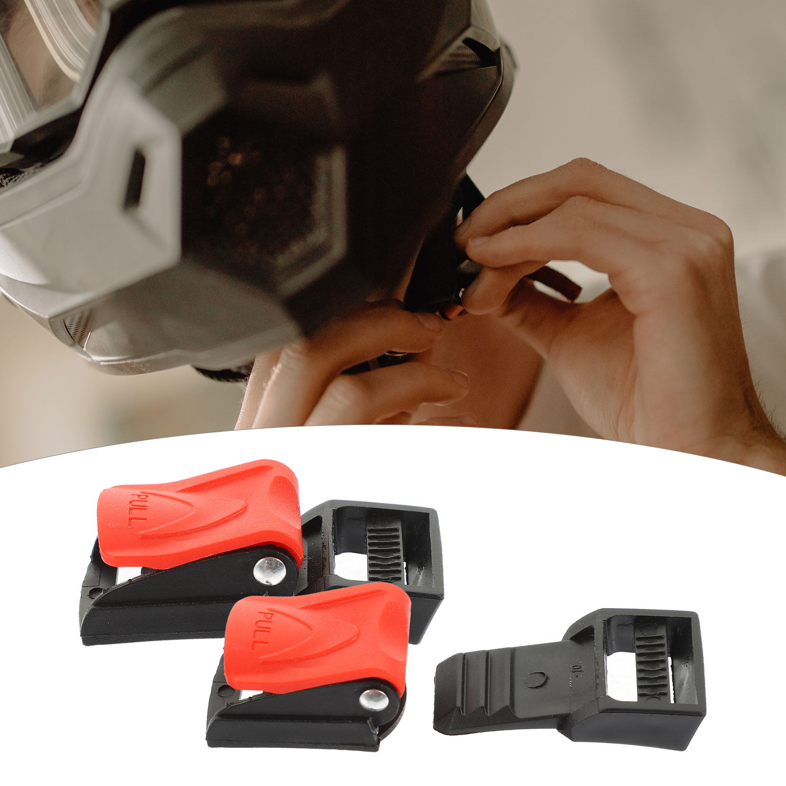 10 Adet Motosiklet Hızlı Çıkar - Quick Release Buckle Motorcycle Helmet incelemesi ve fiyatı