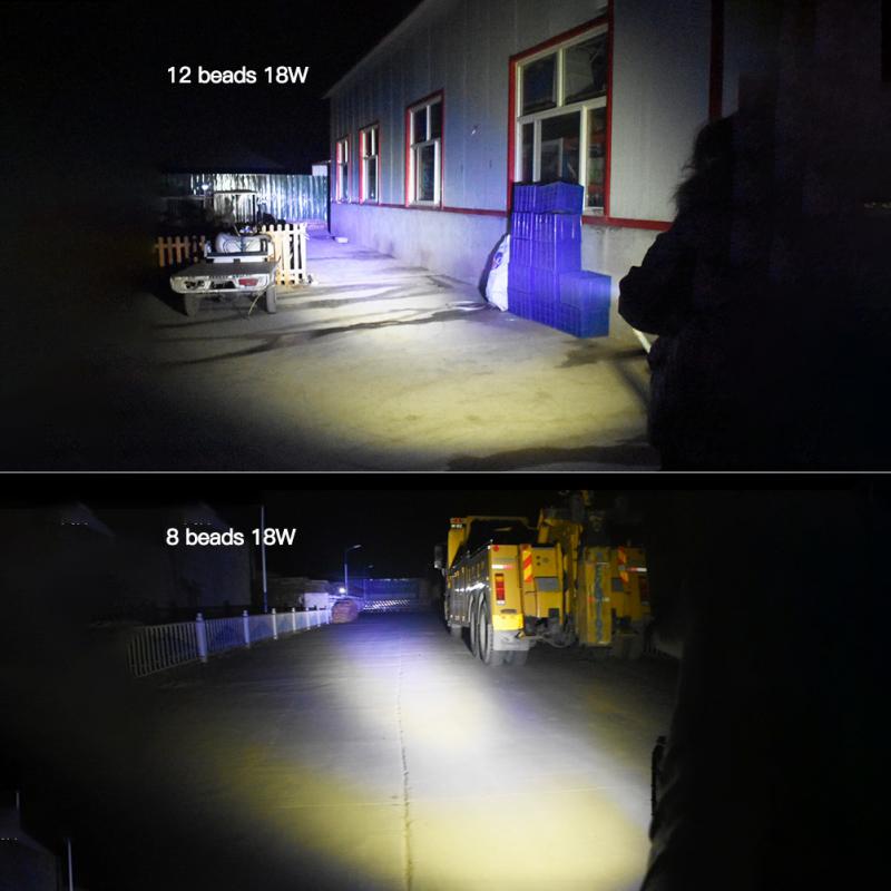 Motosiklet far 12v Spot başkan - Universal Motorcycle Led Headlight Projector incelemesi ve fiyatı
