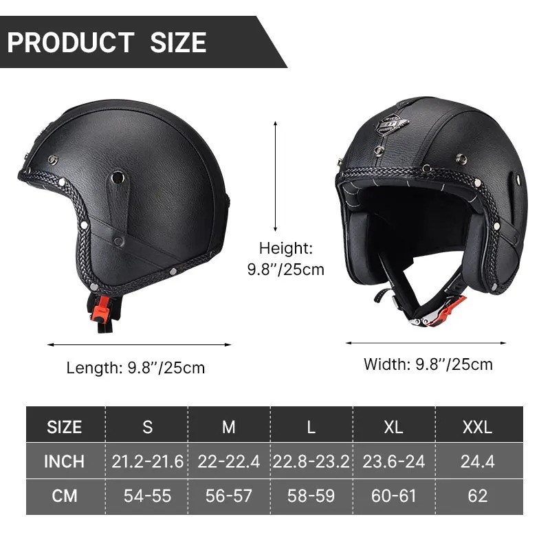 KAESE Klasik Gri Cafe Retro El - Vintage Open Face Retro Helmet incelemesi ve fiyatı